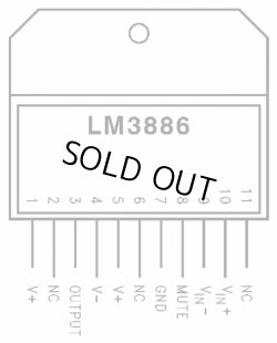 画像3: ナショセミ製 未使用 高音質 パワーアンプIC LM3886TF 2個