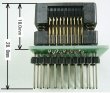 画像7: TSSOP用 テストソケット（DIP変換） 1.27mmピッチ 14ピン以下使用可能